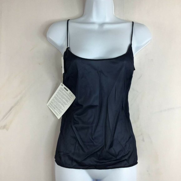 ROBERTA di CAMERINO Women's Blue Spaghetti Strap Sleeveless Tank Top Size 46 XL - Picture 1 of 14